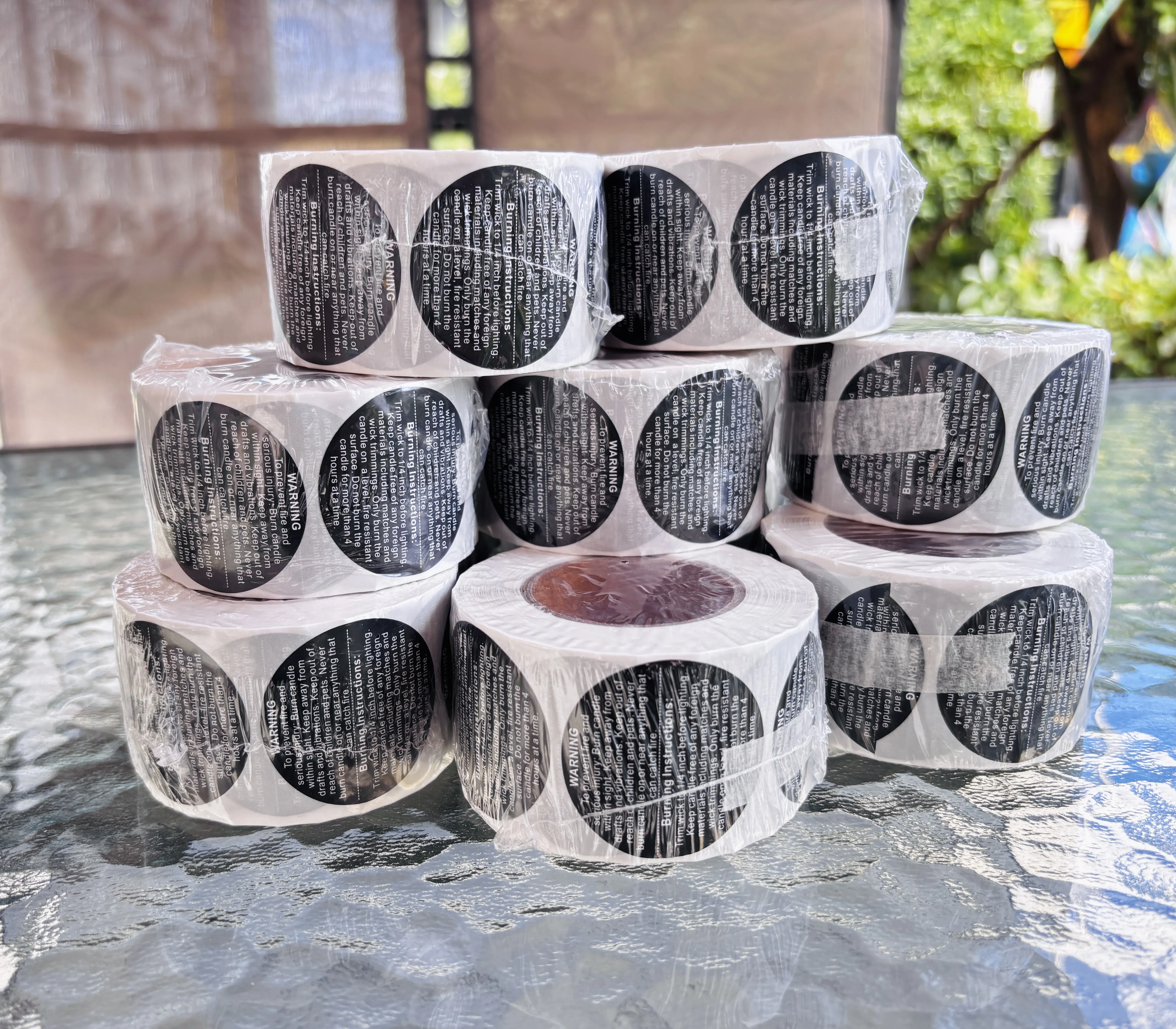 JoJo Pack heeft met succes aangepaste waarschuwingslabels geleverd voor geurkaarsen aan klanten, waardoor de veiligheidslijn van producten wordt versterken.