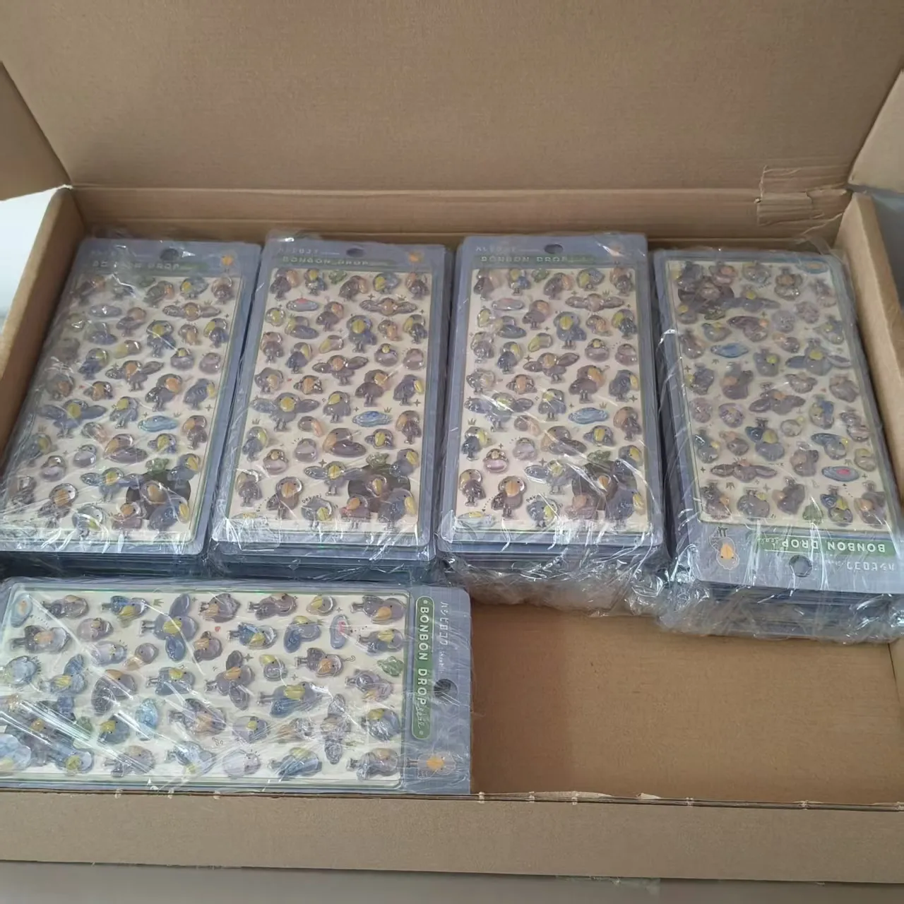 De stickers met reliëf voor je kind worden binnenkort verzonden!