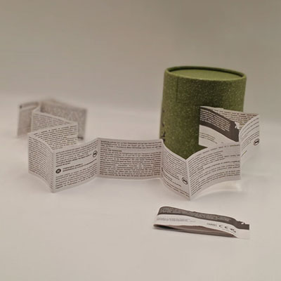 Cosmetica Multi-layer vouwlabel
