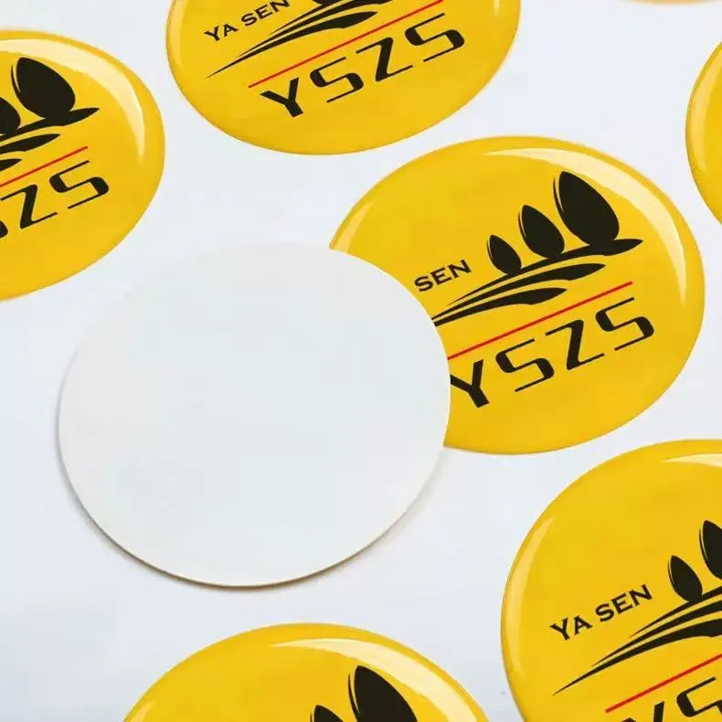 Aangepaste epoxystickers