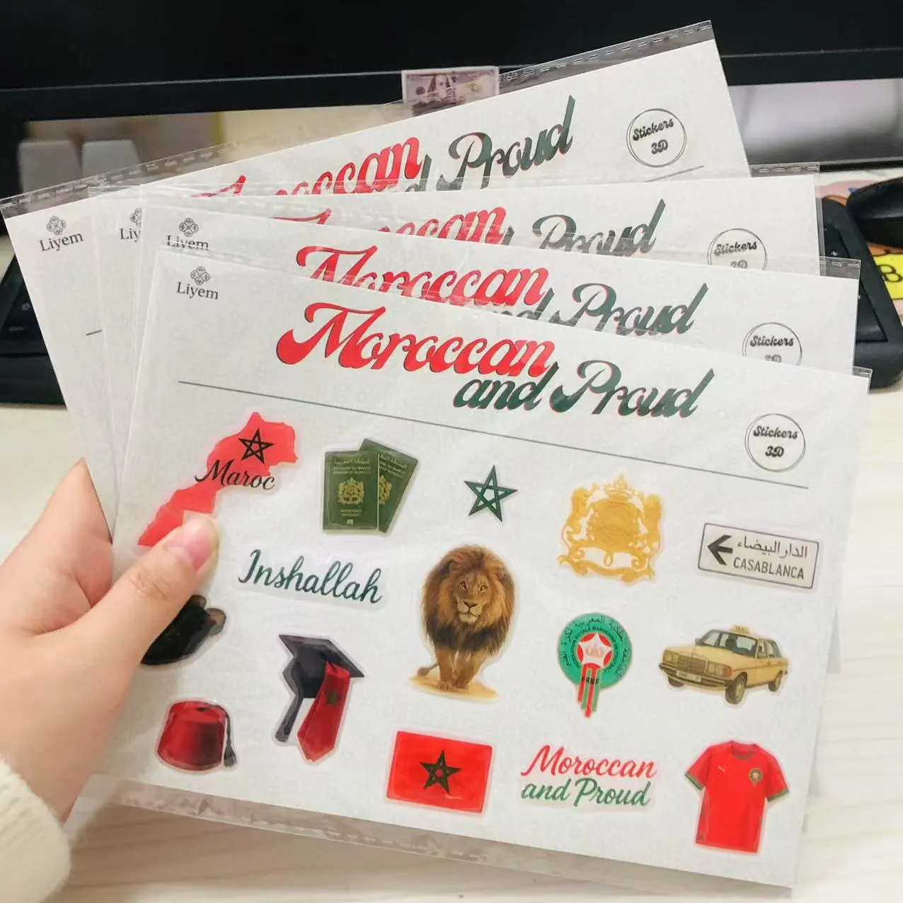 Koepel epoxyharsstickers