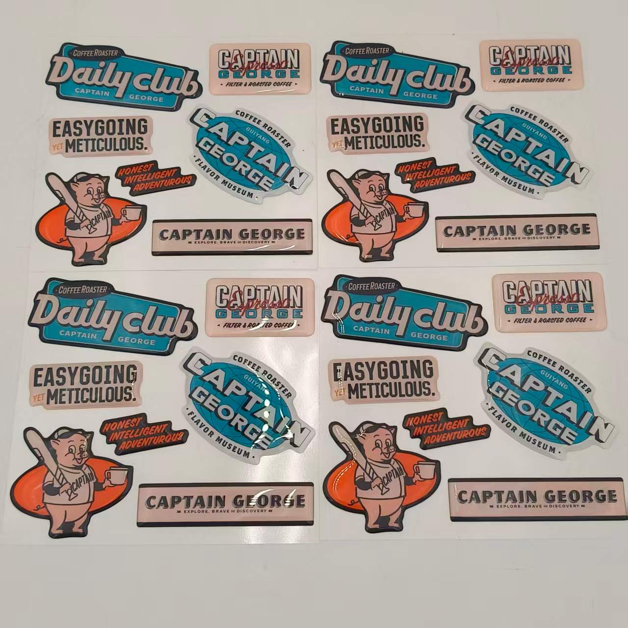 Dome Epoxy -sticker