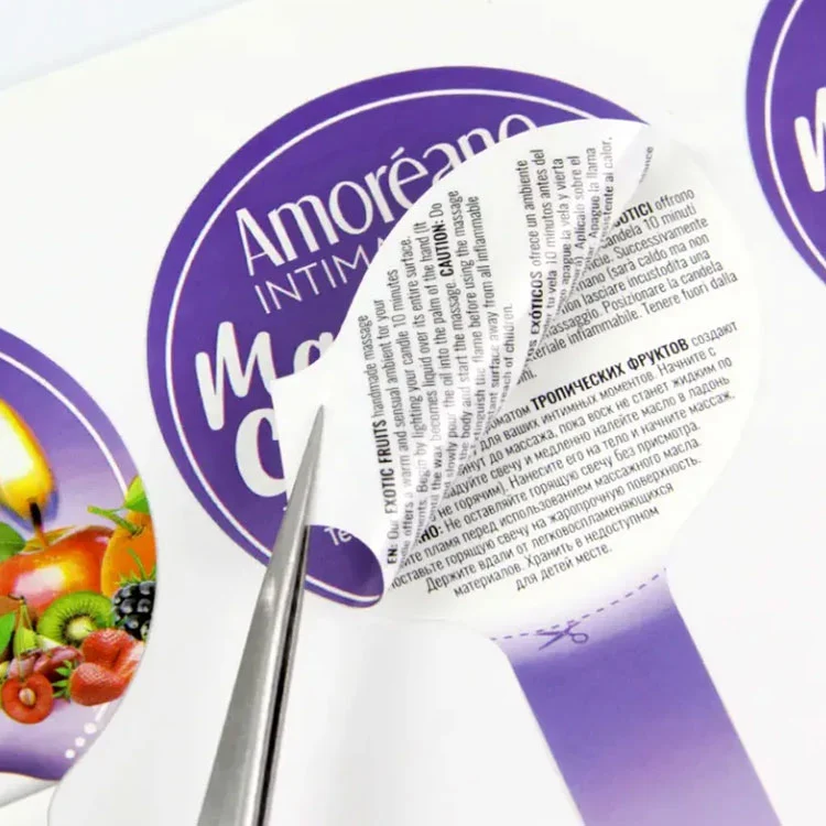 Filet meerlaags label