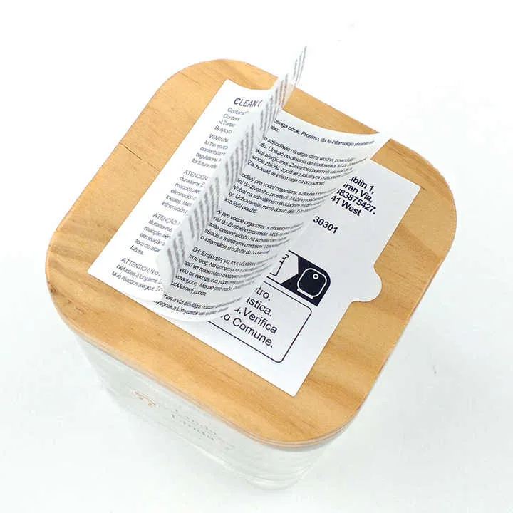 Vouw de boekjeslabels uit