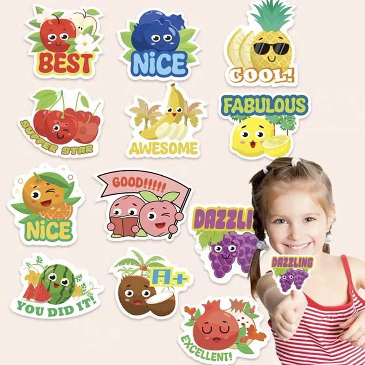 Fruitige geurende stickers