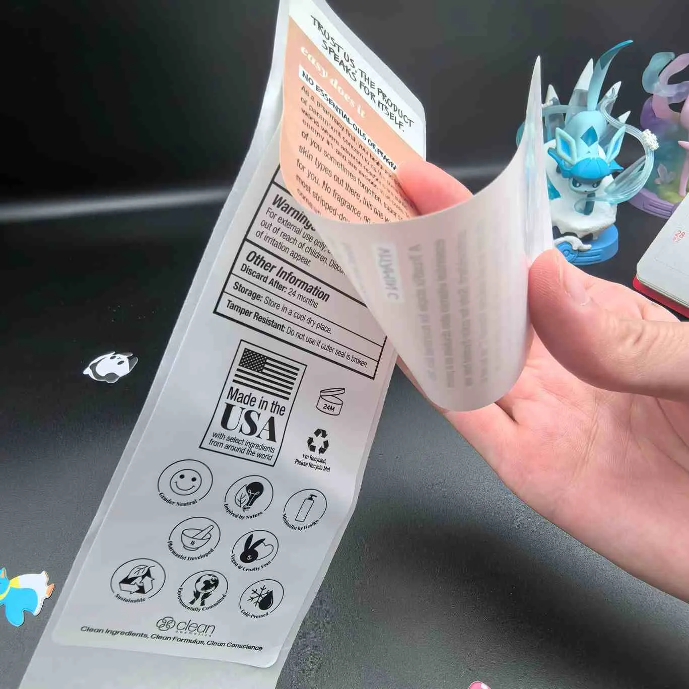 Meerlaags voor cosmetische labels