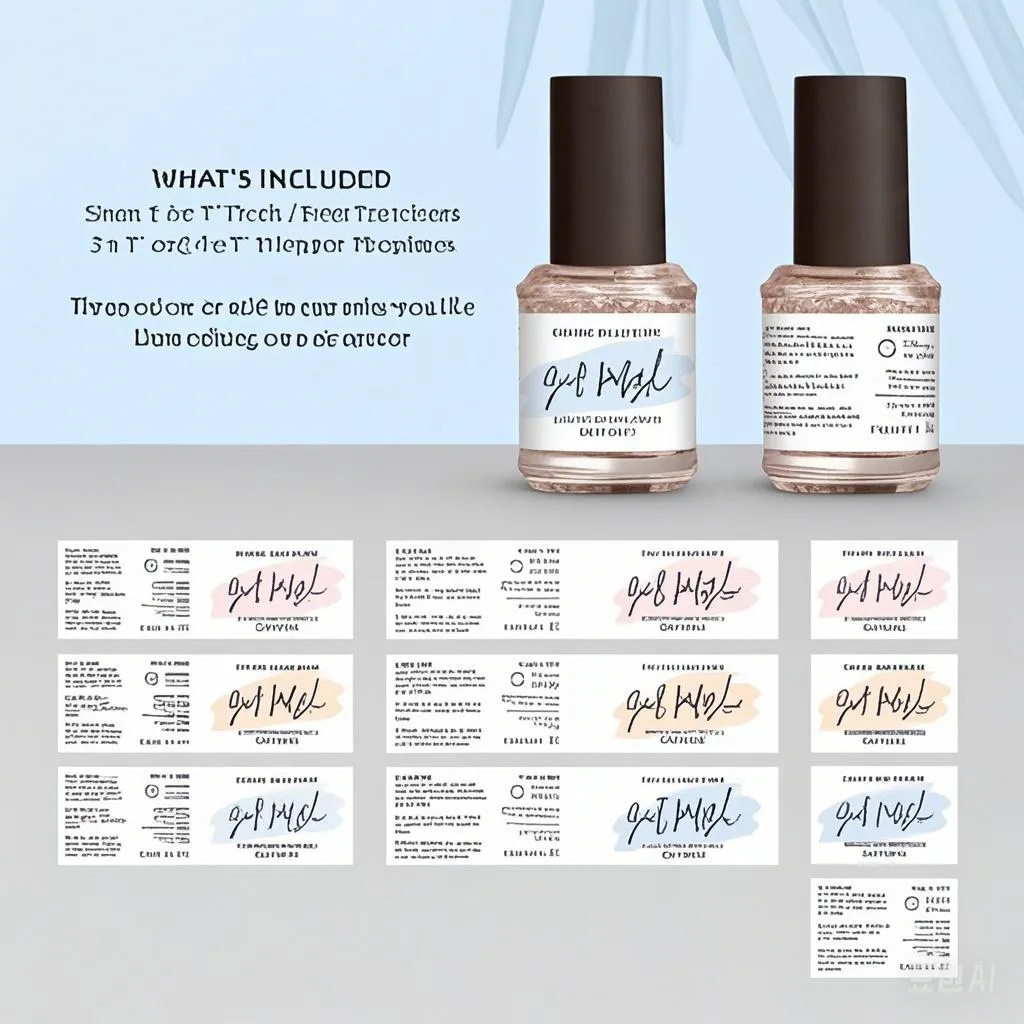 Nagellaklabels