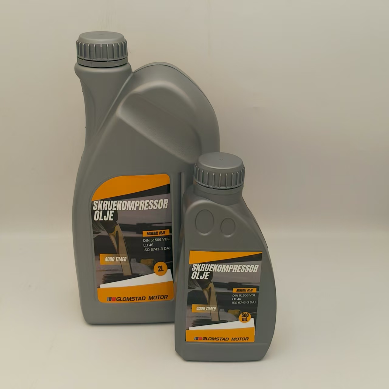 Olietiket voor motor