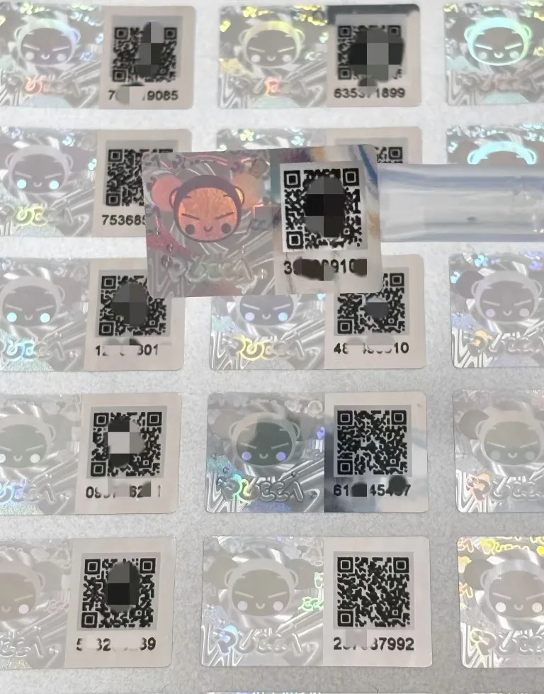 QR-code Anti-Counterfeiting Labels