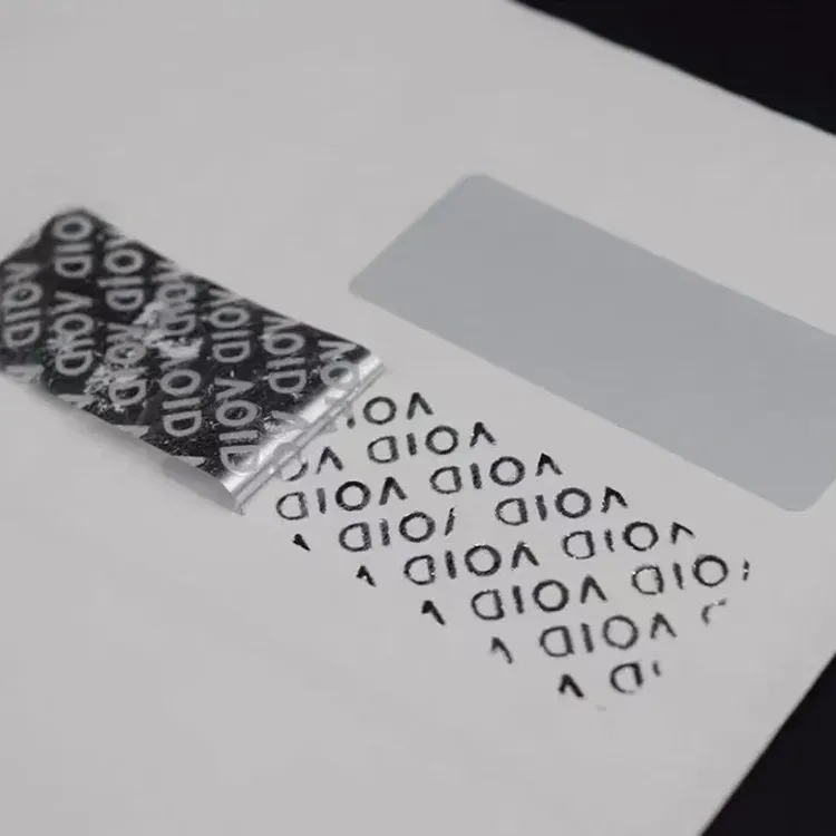 Ongeldige anti-counterfeiting labels